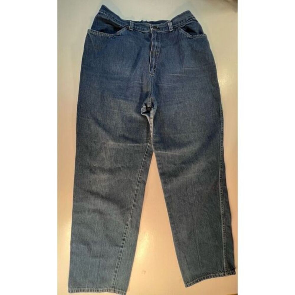 Vintage Sears Jeans 31x30 Womens Size 18 Blue Denim High Rise 70s Made in USA